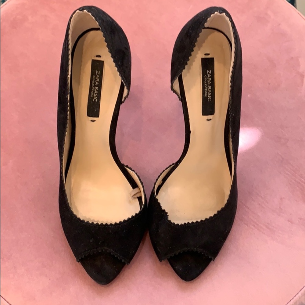 Zara Black Heels